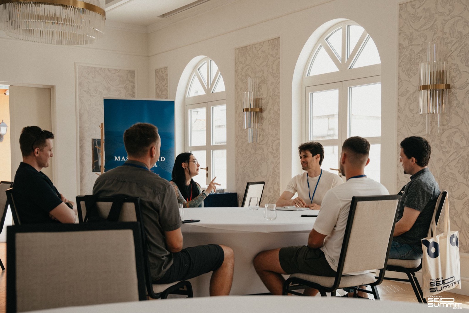 Roundtable session with 6 participants at Mastermind Croatia
